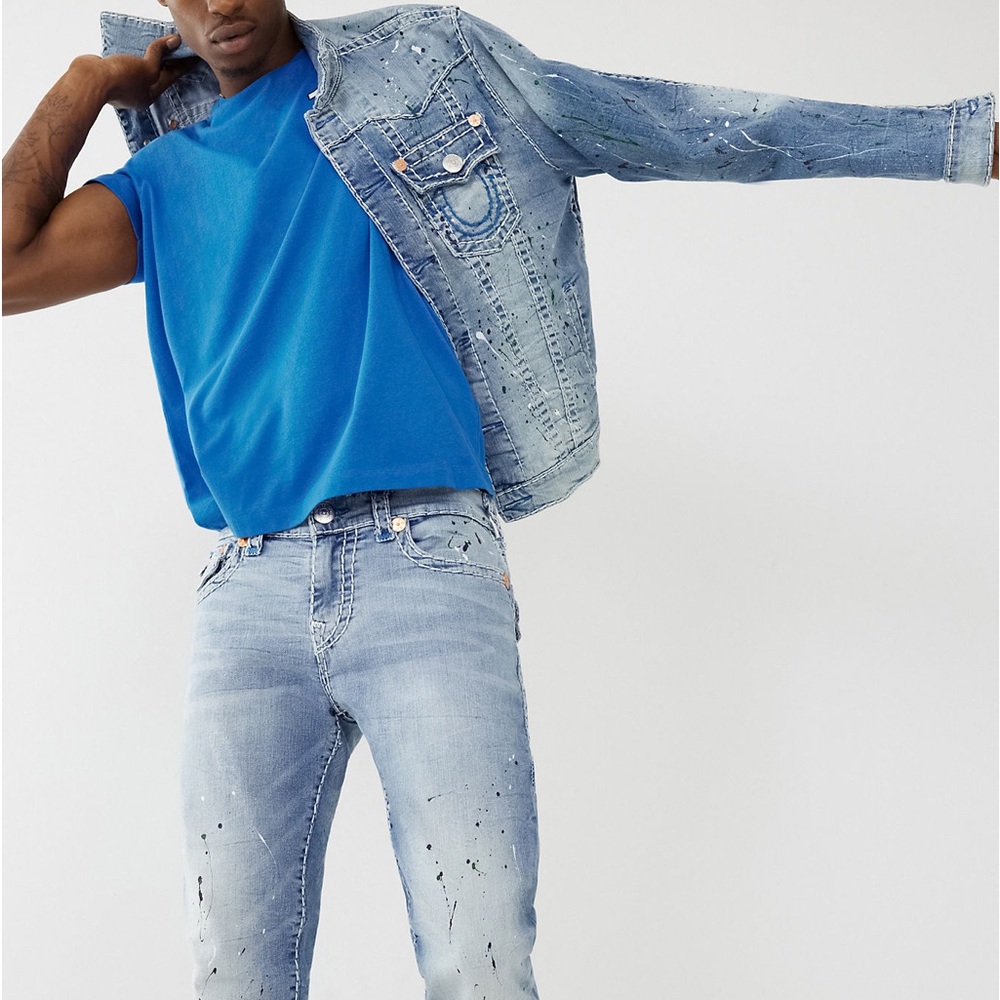 TRUE RELIGION JIMMY VINTAGE SUPER T DENIM JACKET - Picture 4 of 4